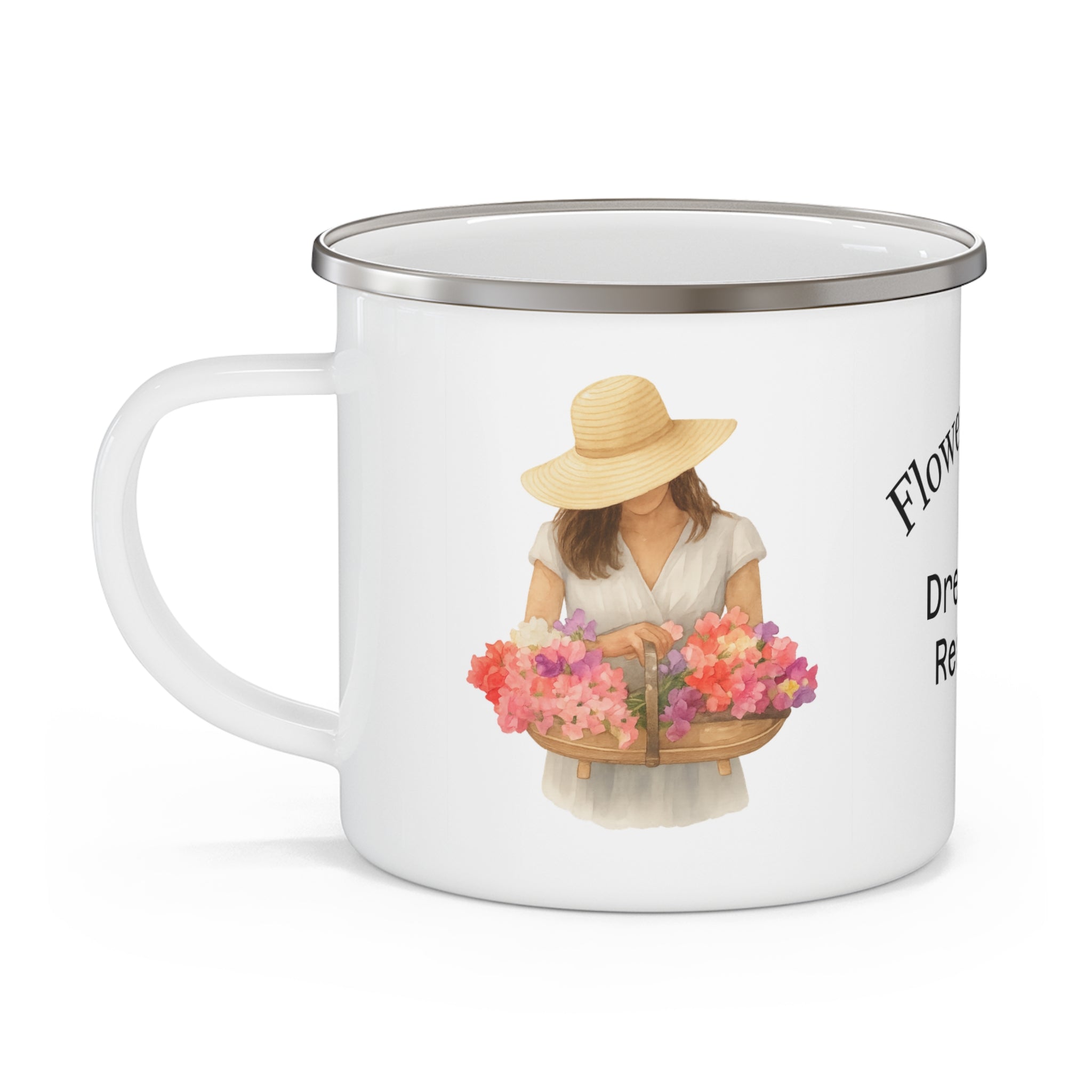 Flower Farming: Dream vs Reality Enamel Mug