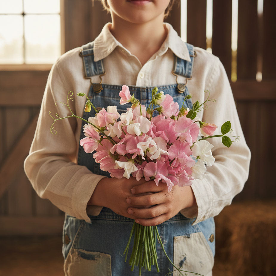 Pot Luck sweet pea seeds