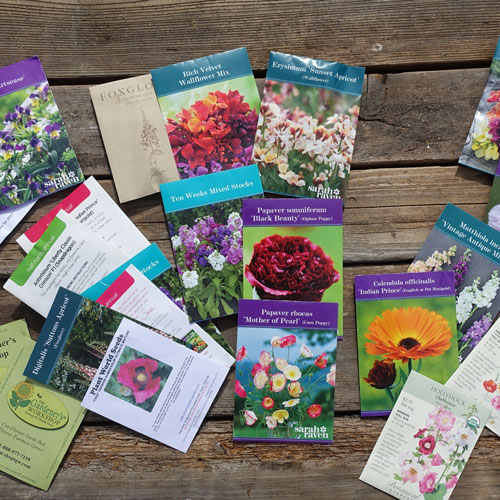 Hardy annual seed packets