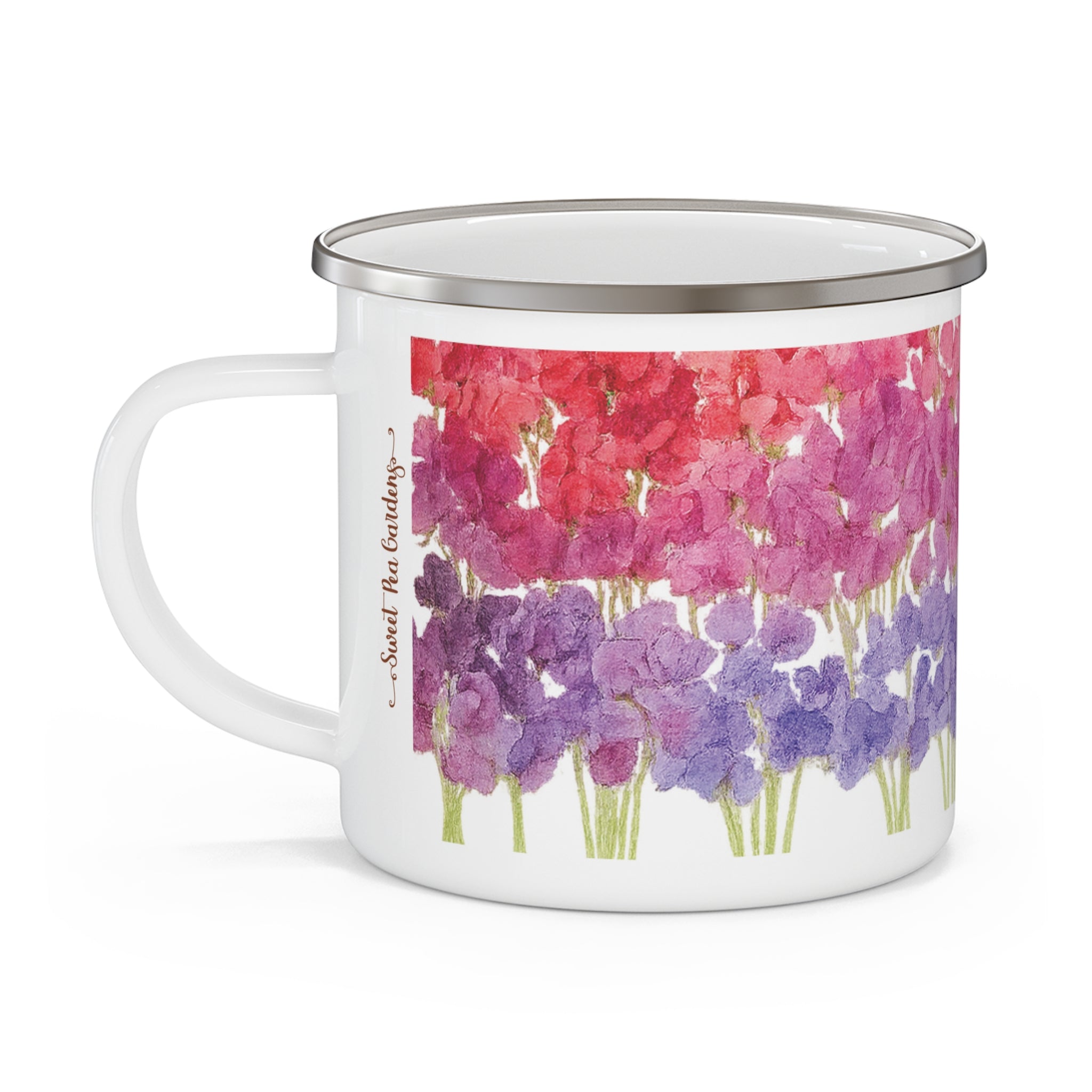 Sweet Peas Make Everything Better – Enamel Camping Mug