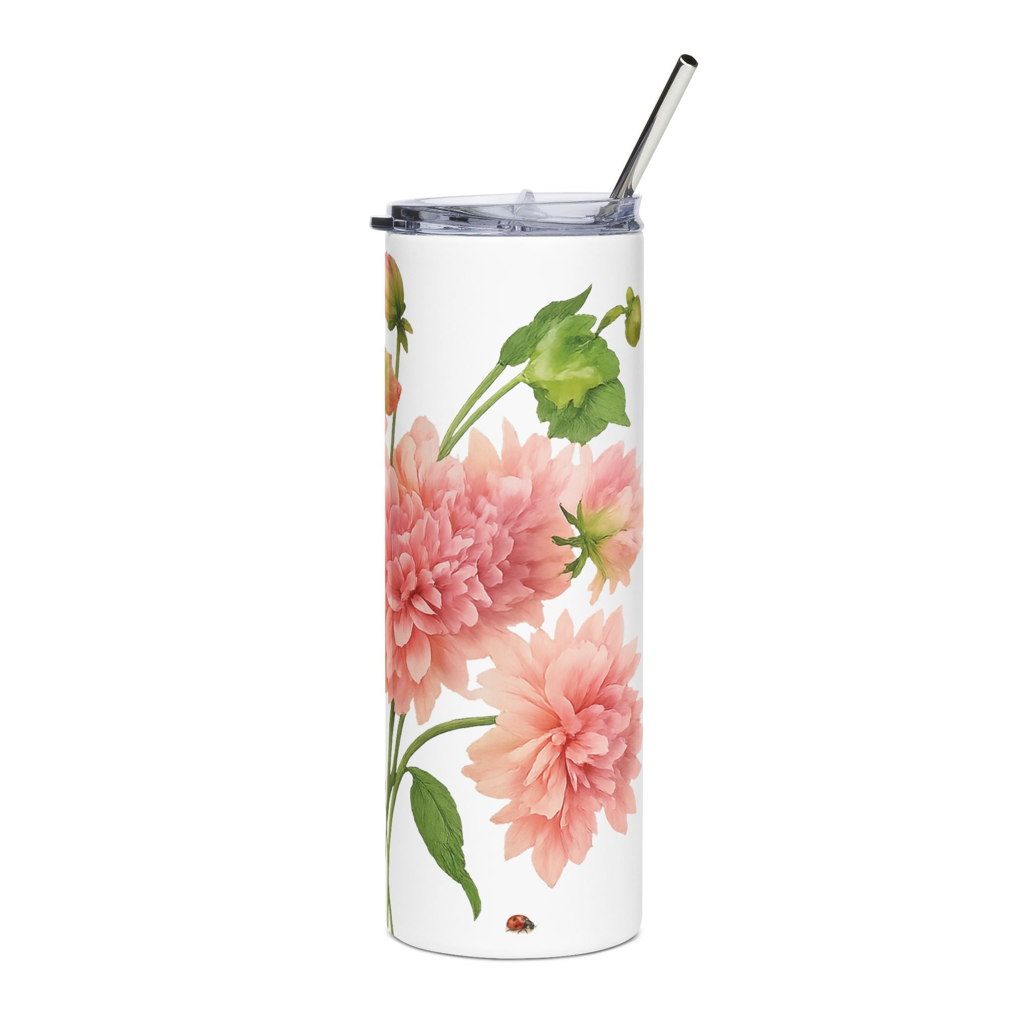 Dahlia Flower Tumbler
