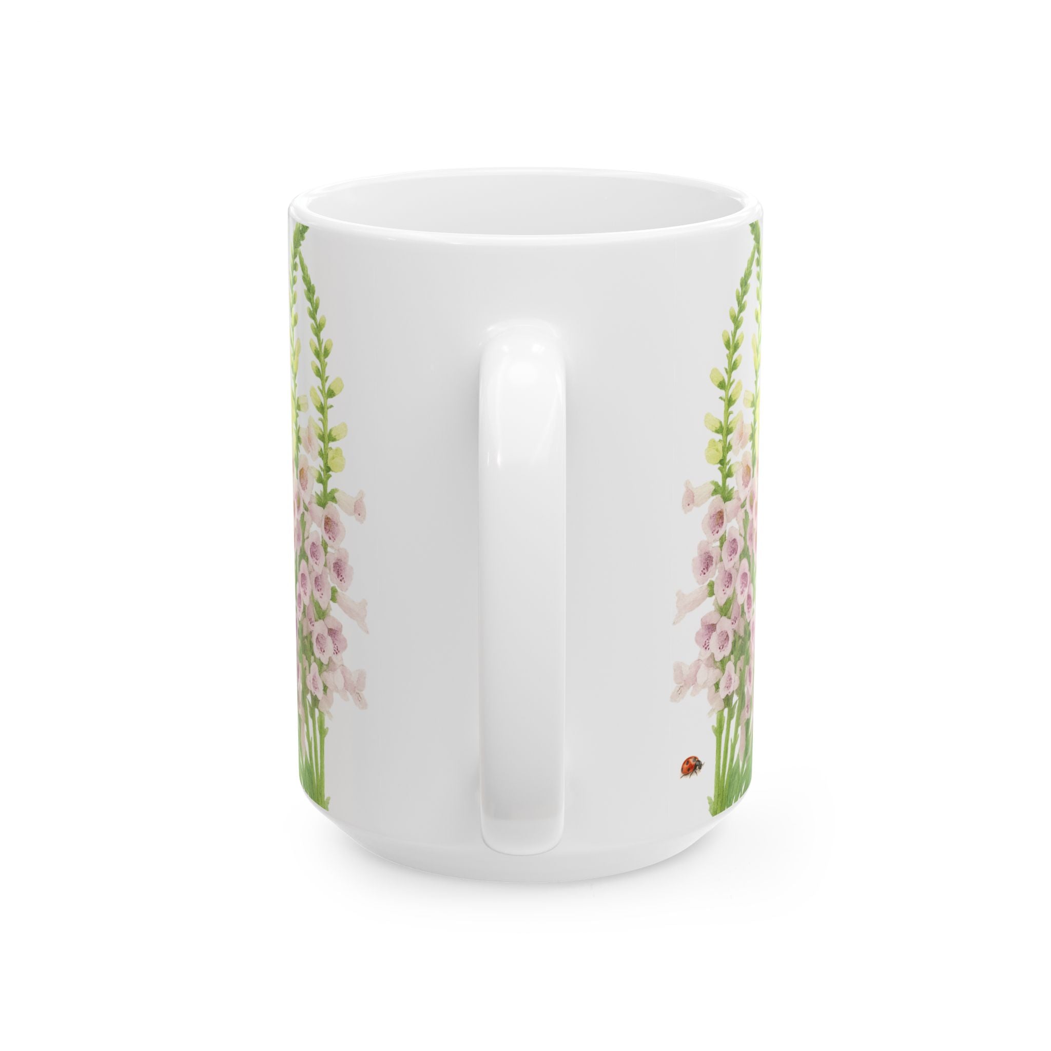 Foxglove Flower Garden Ceramic Mug