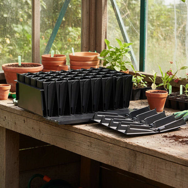 NEIGHORHOOD SRL. P-PLANT TRAY S Mセット合計4個 Sweet Pea Rootrainer Starter Bundle | Seeds + 32-Cell Tray